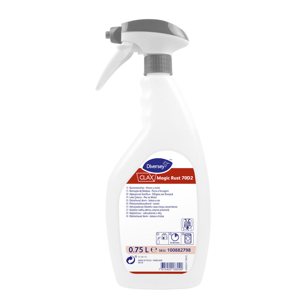 Clax Magic Rust 70D2 6x0.75L - Ostraňovač skvrn - železo a rez