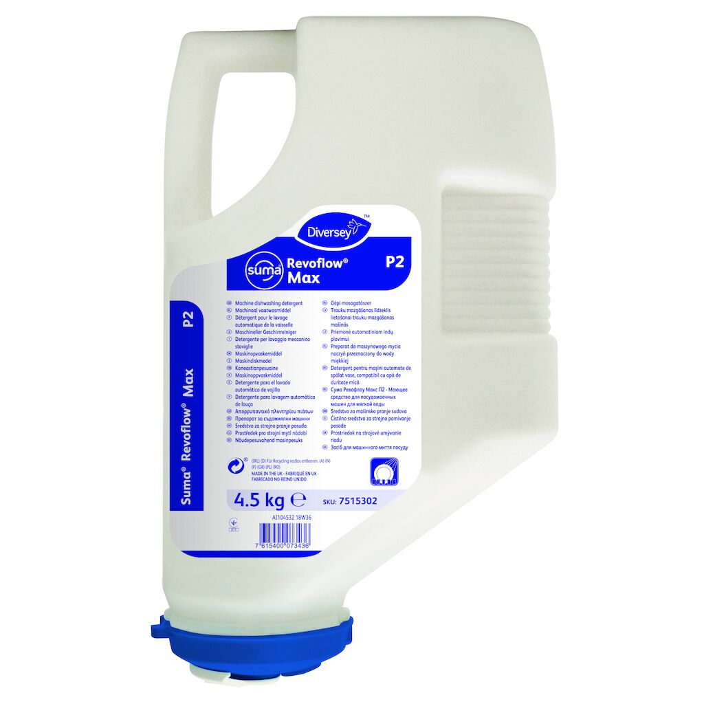 Suma Revoflow Max P2 3x4.5kg - Maskinopvaskemiddel til blødt vand