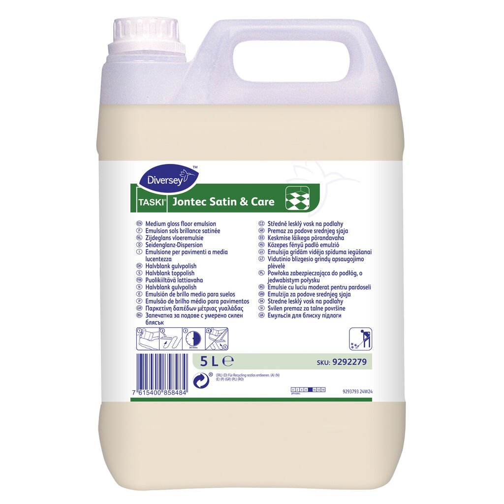 TASKI Jontec Satin & Care 2x5L - Halvblank gulvpolish
