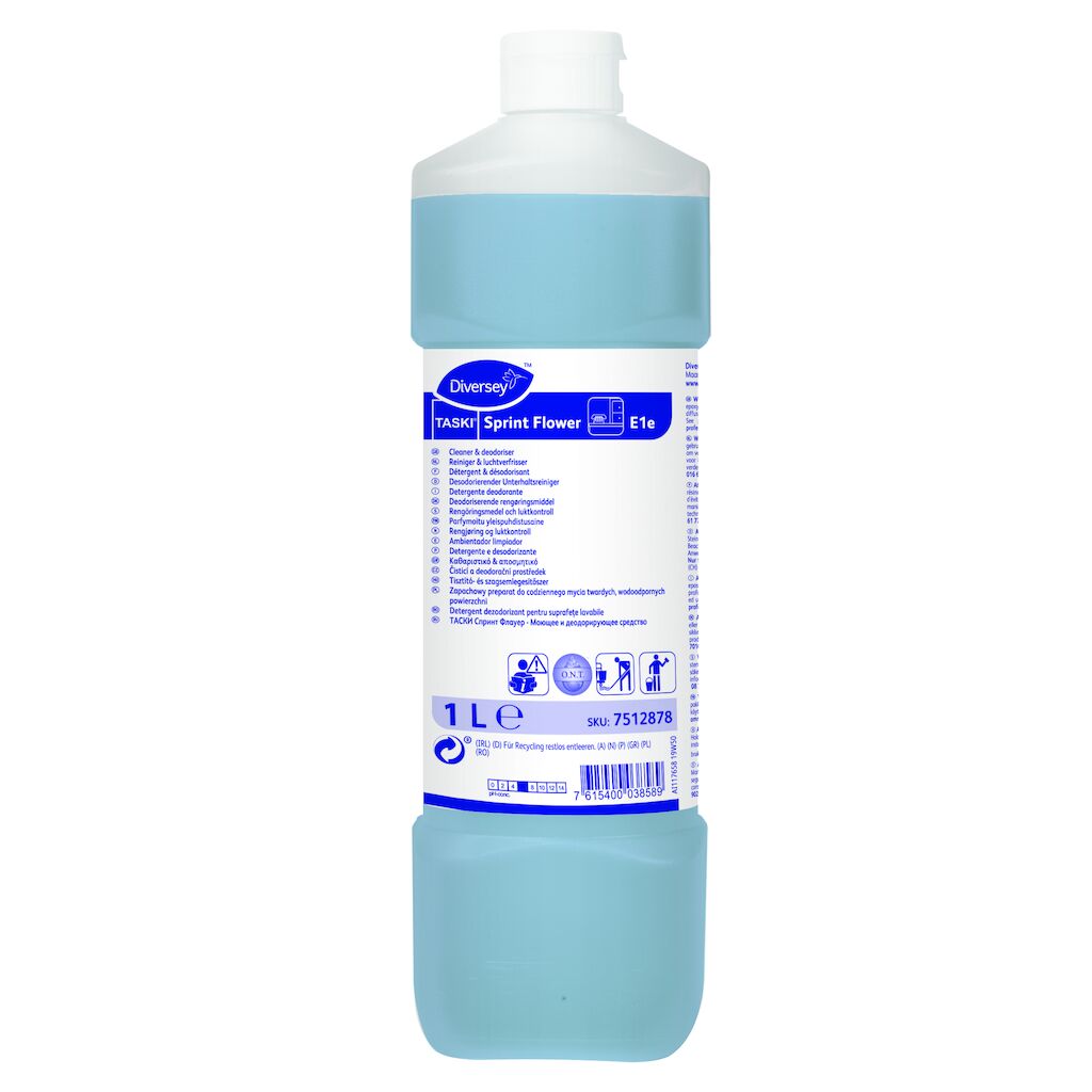 TASKI Sprint Flower 6x1L - Deodoriserende rengøringsmiddel