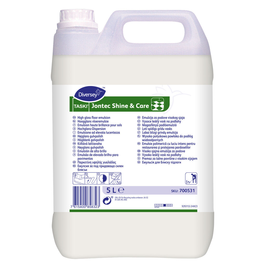 TASKI Jontec Shine & Care 2x5L - Højglans gulvpolish