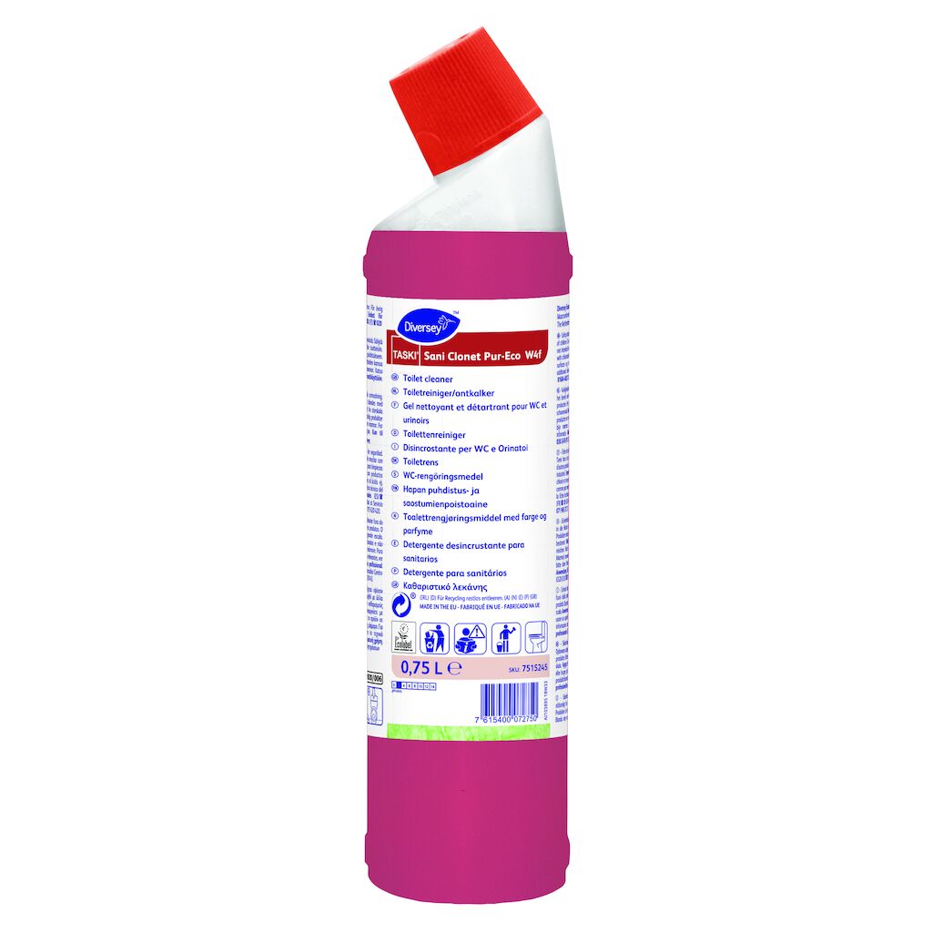 TASKI Sani Clonet Pur-Eco W4f 6x0.75L - Klar-til-brug toiletrens