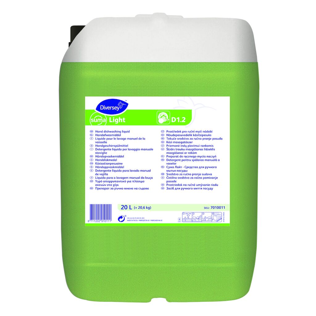 Suma Light D1.2 20L - Flüssiges, neutrales Handgeschirrspülmittel