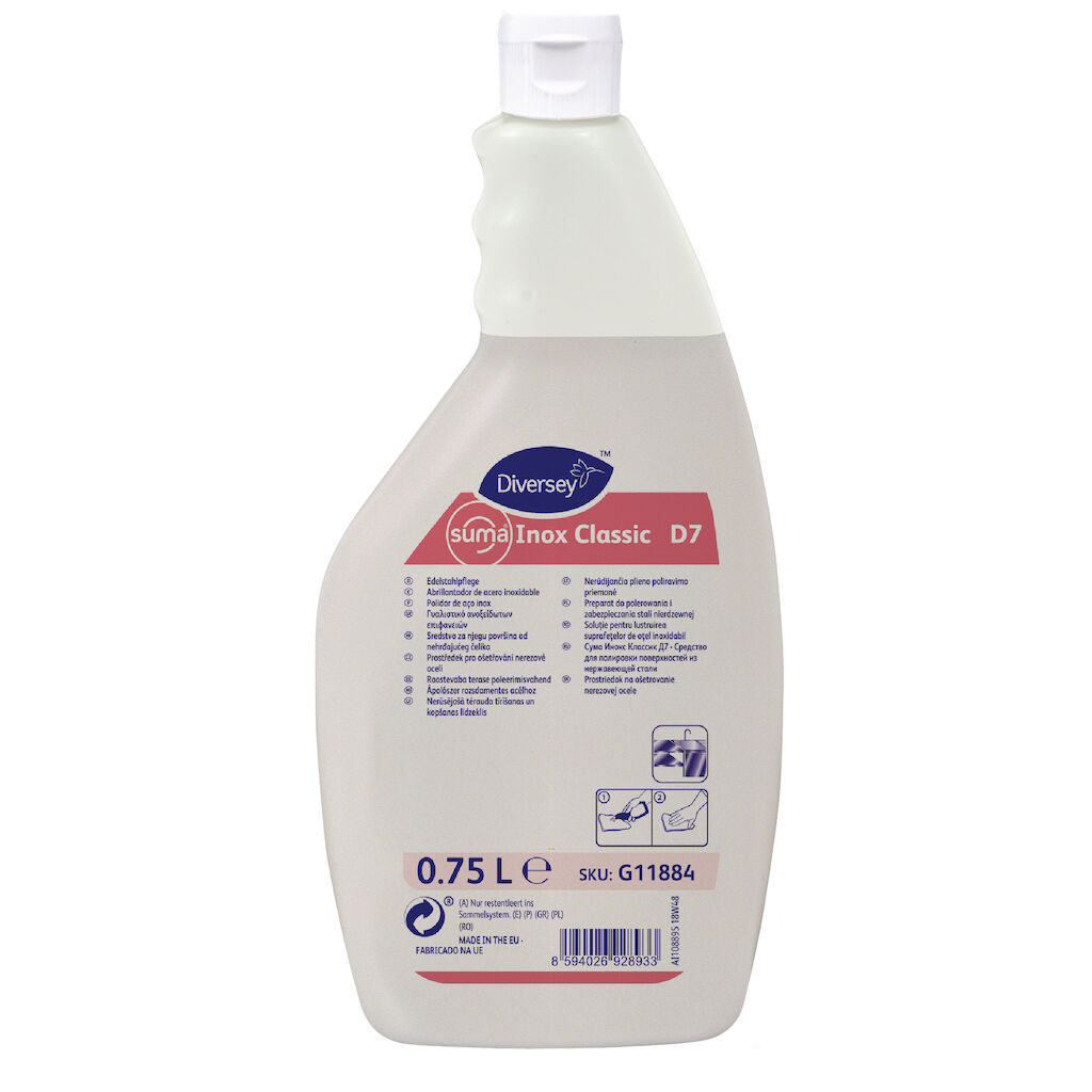Suma Inox Classic D7 6x0.75L - Edelstahlpflege (Ölbasis)