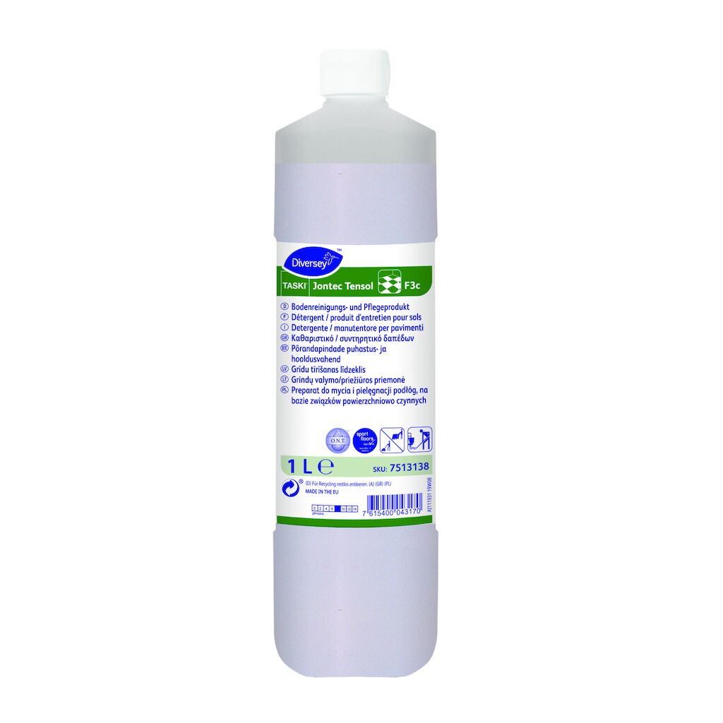 TASKI Jontec Tensol F3c 6x1L - Bodenreinigungs- und Pflegeprodukt, für Sporthallen geeignet