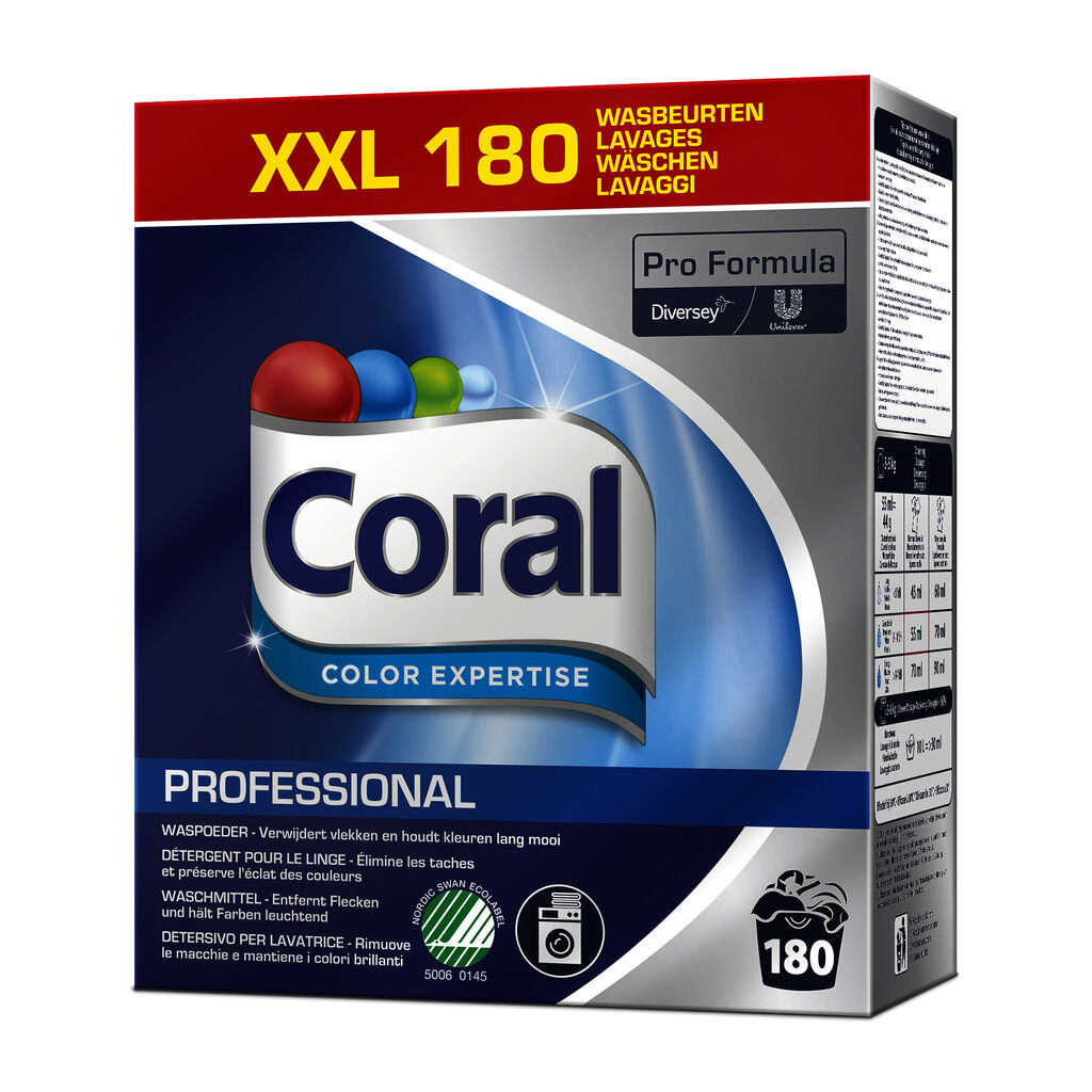 Coral Pro Formula Color Expertise 8kg - Pulverwaschmittel für Buntwäsche