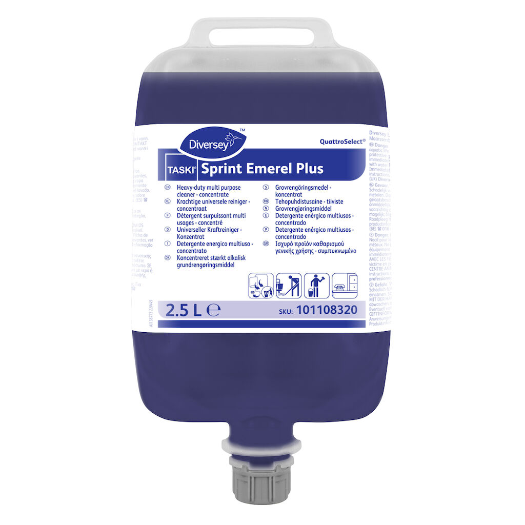 TASKI Sprint Emerel QuattroSelect 2x2.5L - Universeller Kraftreiniger in QuattroSelect®