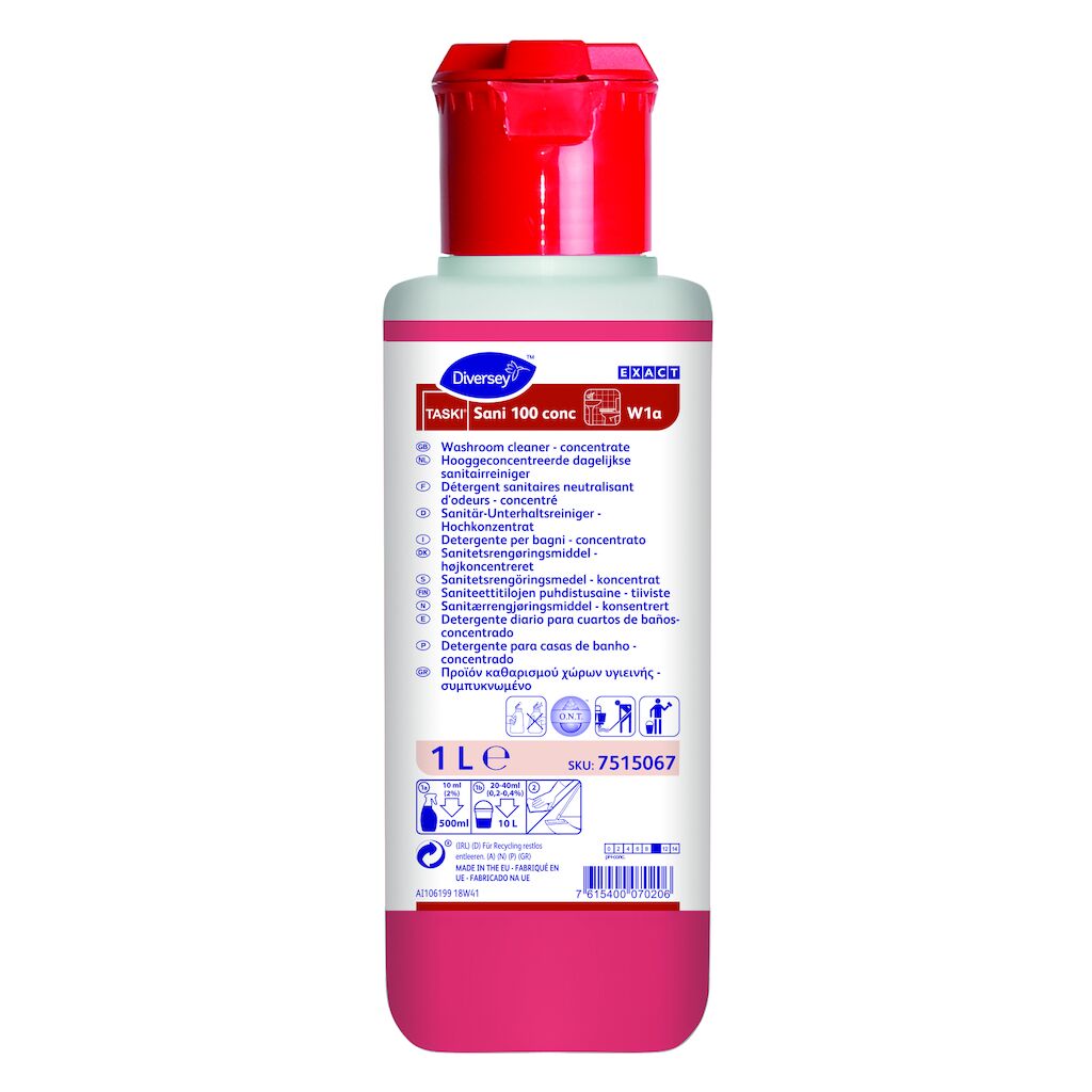 TASKI Sani 4 in 1 Plus Conc 6x1L - Washroom cleaner, descaler ...