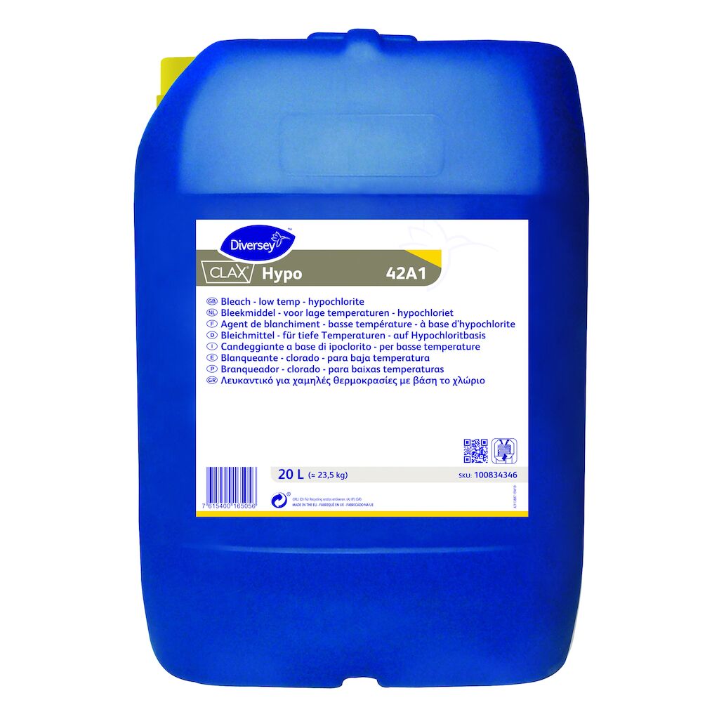 Clax Hypo 42A1 20L - Hypochlorite bleach, low temp