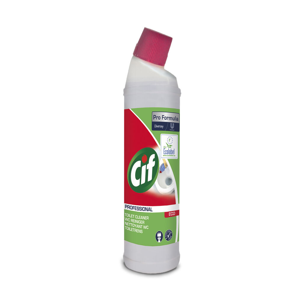 Cif Professional Eco Toilet Cleaner 6x0.75L - Eco-certified toilet cleaner