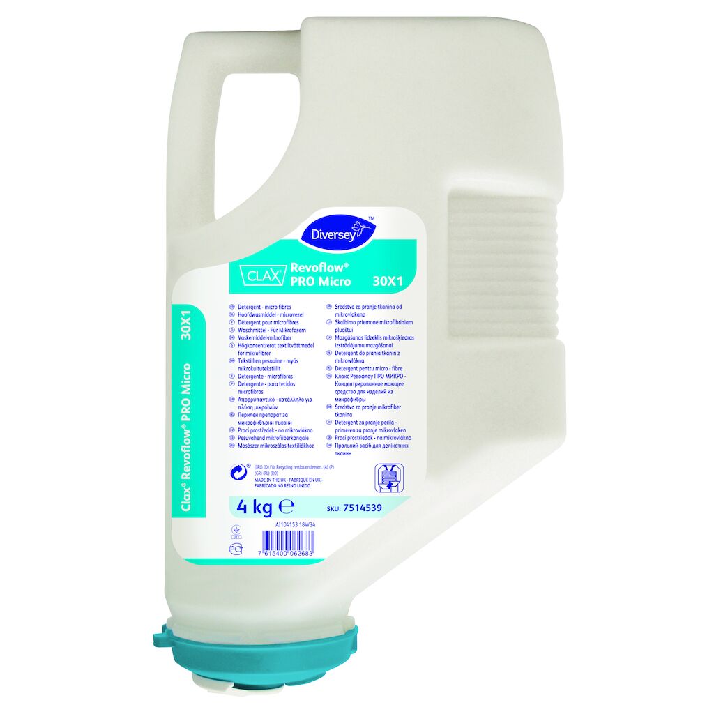 Clax Revoflow PRO MICRO 30X1 3x4kg - Detergent for microfibres