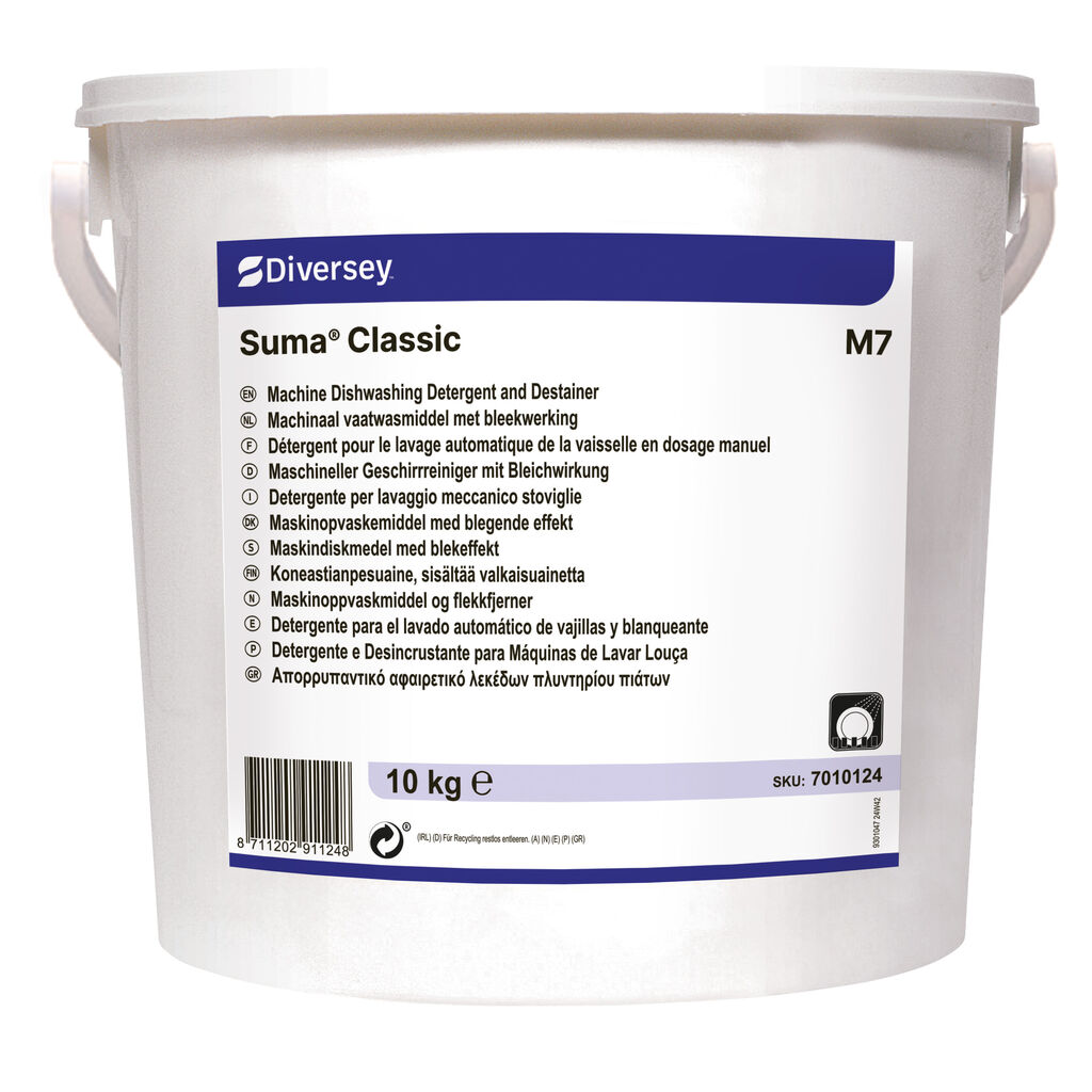 Suma Classic M7 10kg - Manual dosed mechanical ware washing detergent