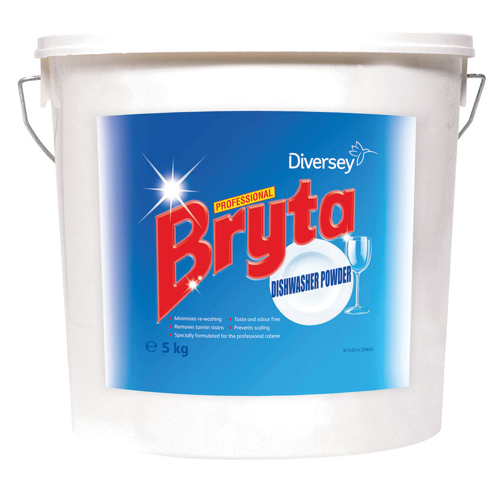 Bryta Professional Dishwasher Powder 5kg - Machine dishwasher powder for manual dosing