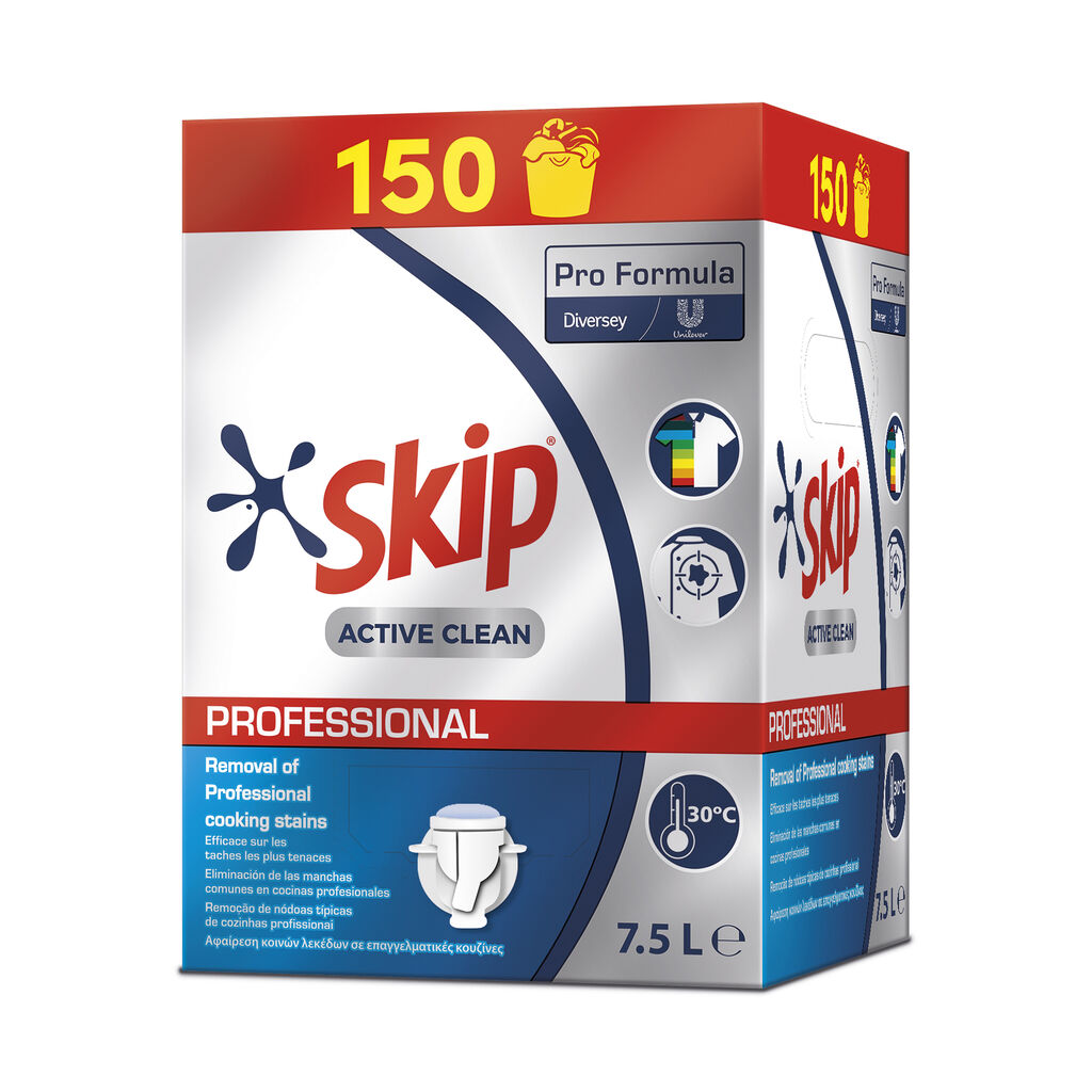 Skip Pro Formula Active Clean 7.5L - Detergente líquido con dosificador ...