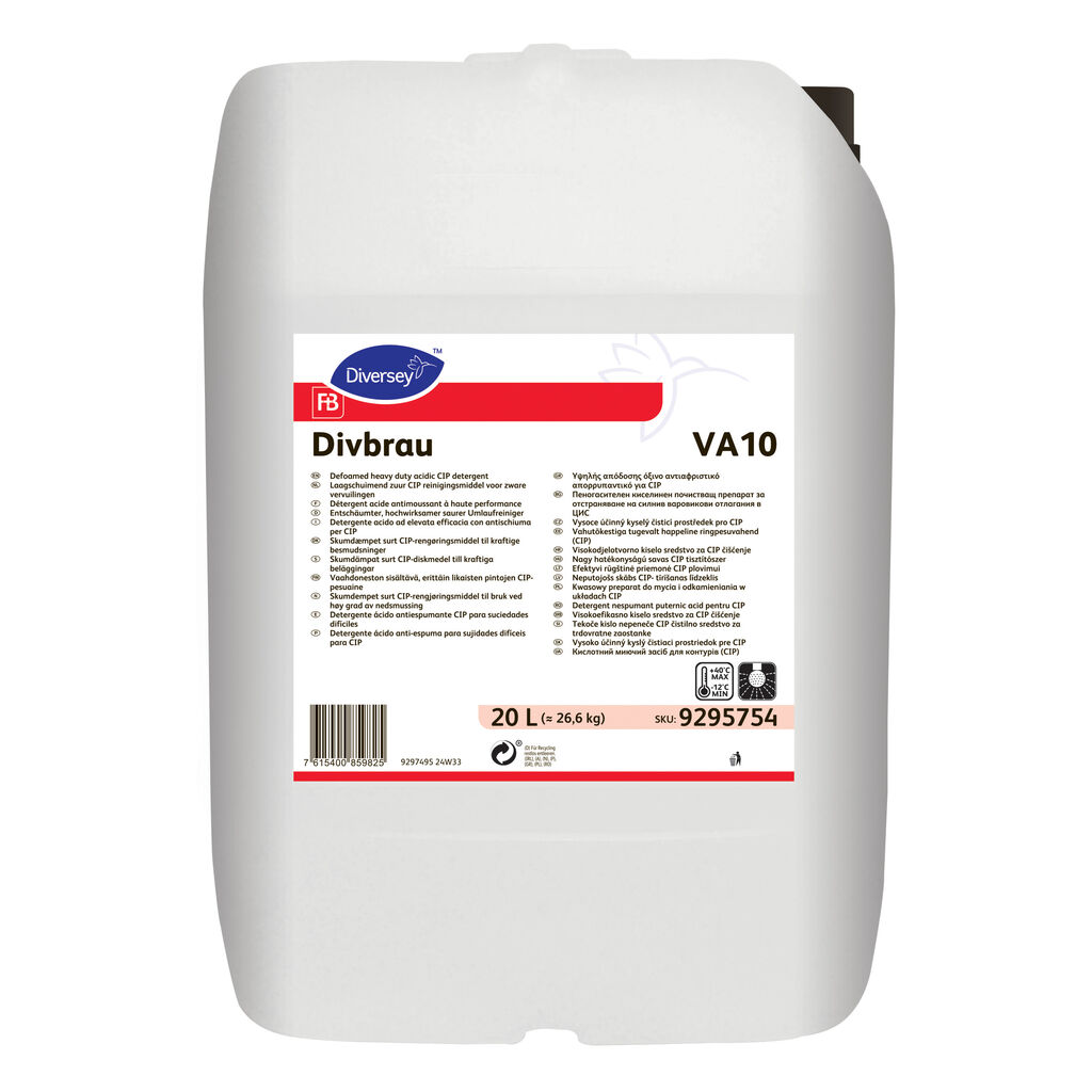 Divbrau VA10 20L - Hapan kiertopesuaine | Solenis Products