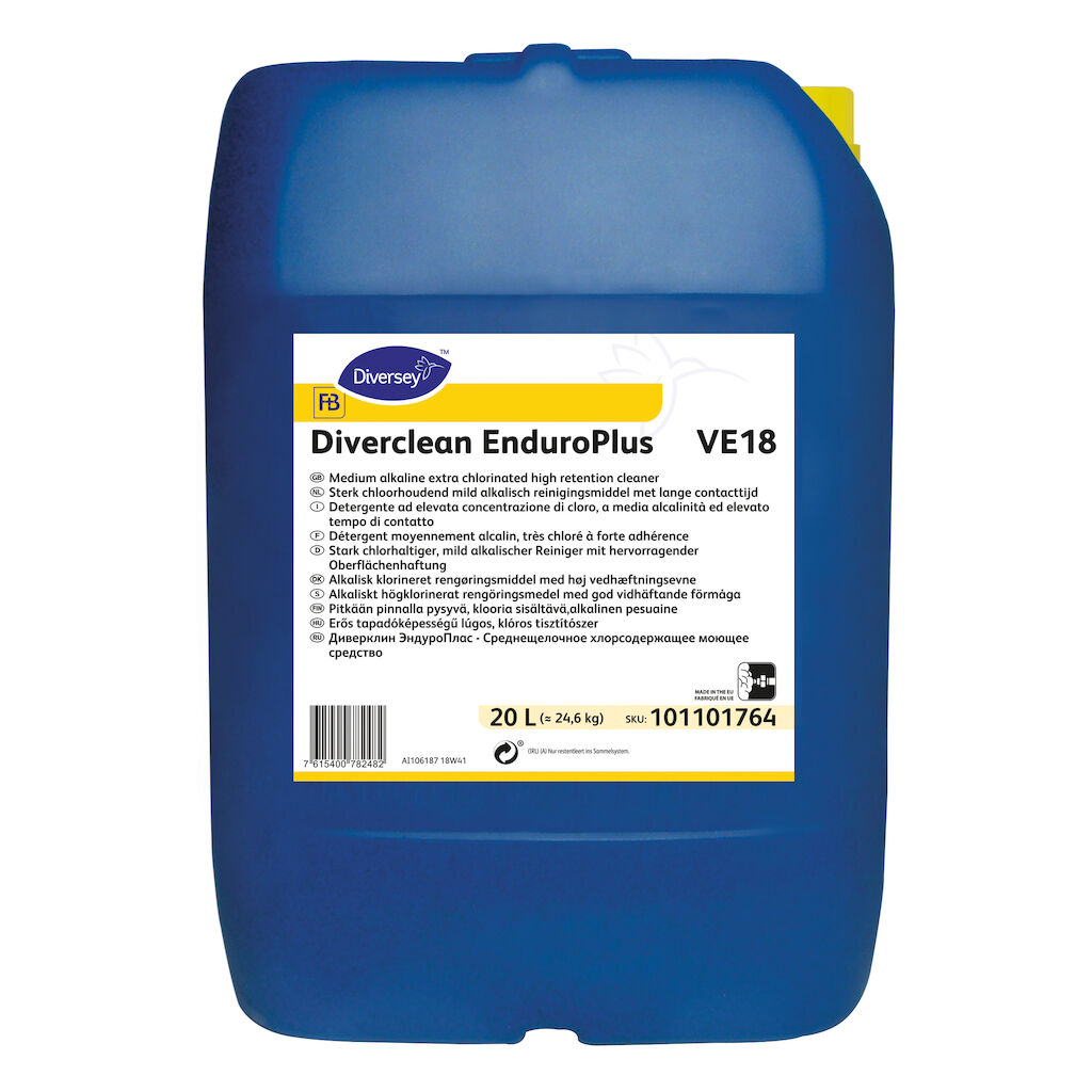 Diverclean EnduroPlus VE18 20L - Klooria sisältävä pesuaine