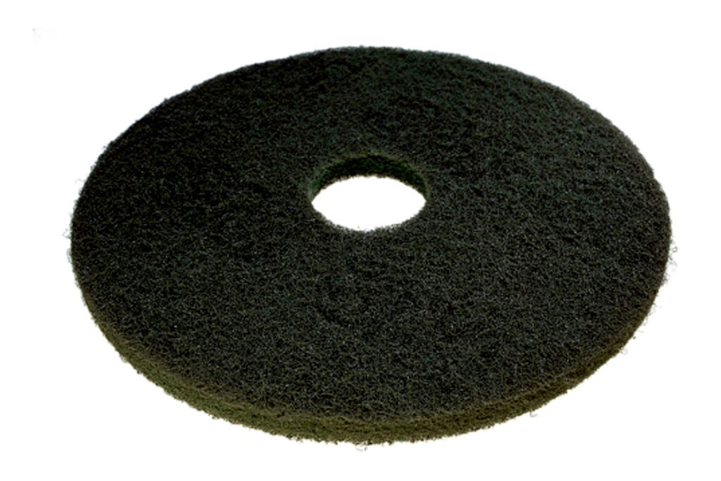 3M Scotch Brite Pads - polyestère vert 5x - 11" / 28 cm - Vert
