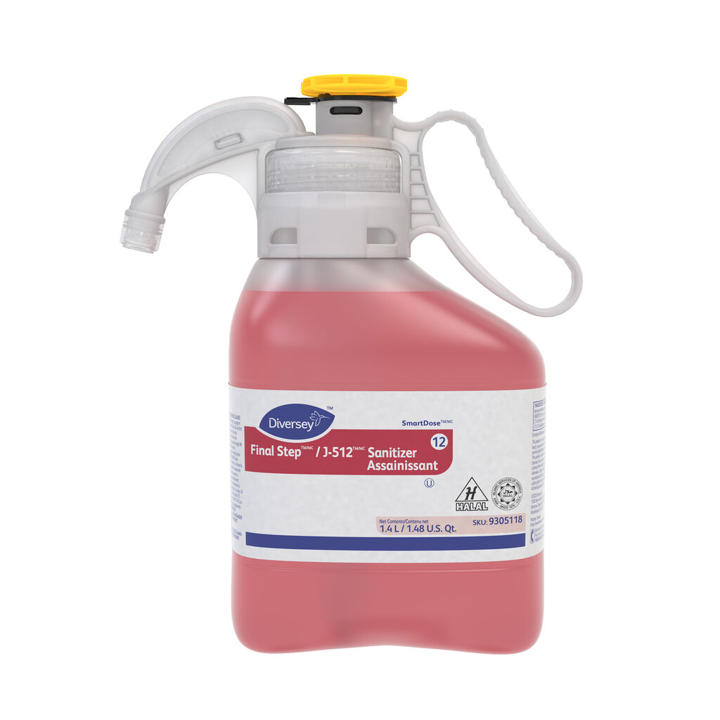 Final Step™ / J-512™ Sanitizer 12, 1.4L, 2/CT - Désinfectant