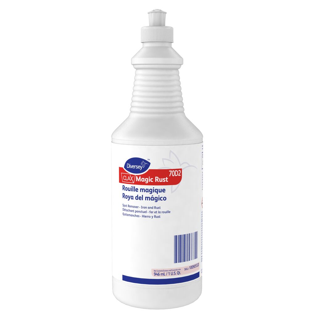 Clax® Magic Rust 70D1, 32foz, 6/CT - Détachant - Fer et rouille
