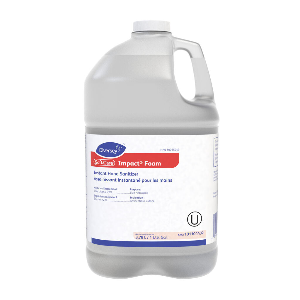 Soft Care Impact Foam Instant Hand Sanitizer (CAN), 1gal, 4/CT - Désinfectant pour les mains instantané