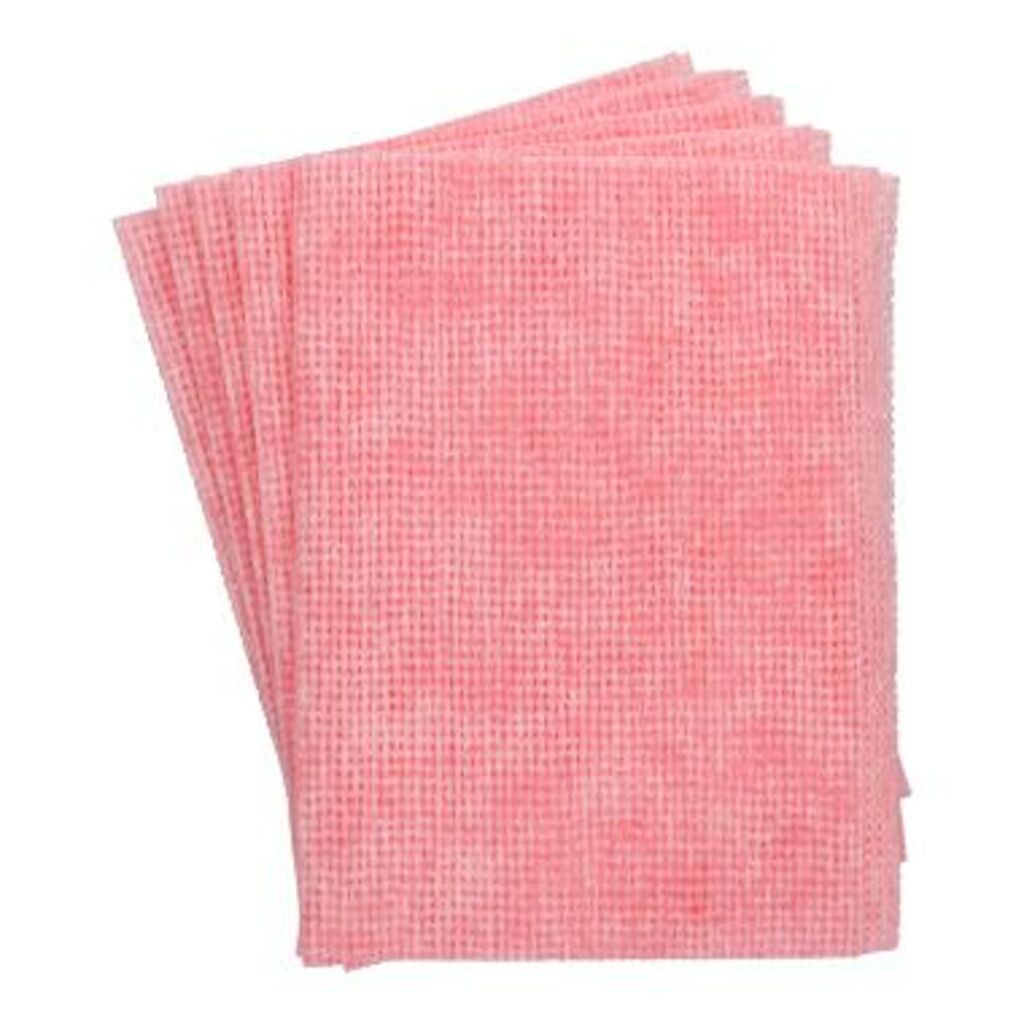 Suma Lavette 25pc - 51 x 36 cm - Rouge - Chiffon résistant à la chaleur avec arrêt des germes