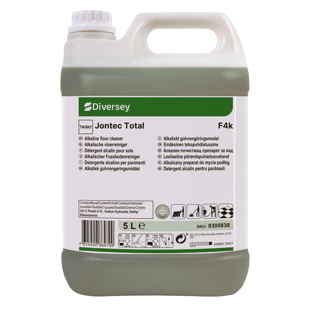 TASKI Jontec Total F4k 2x5L - Détergent alcalin pour sols | Solenis ...