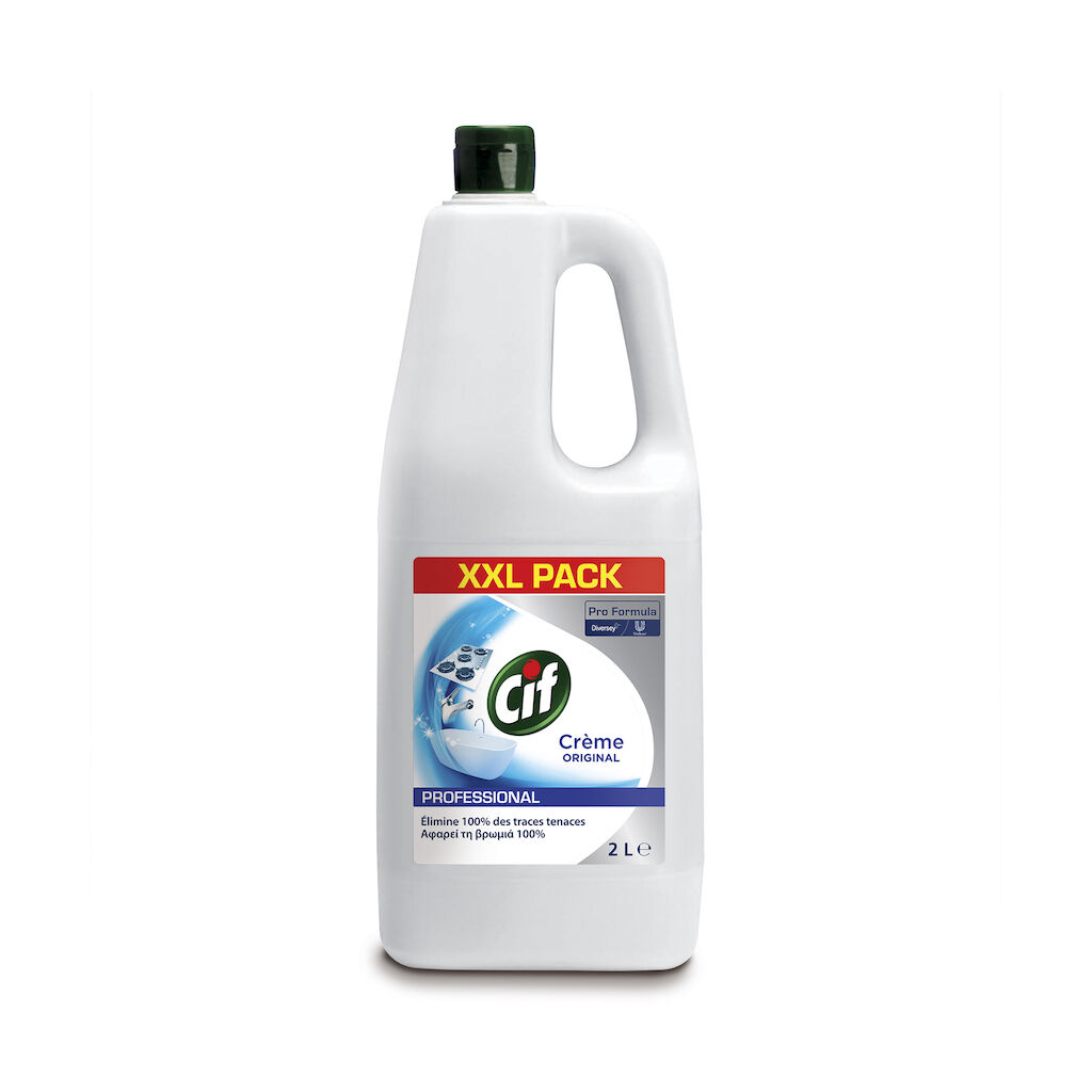 Cif Professionnel Crème Original - Pro Formula 6x2L - Cif Professionnel Crème avec microcristaux