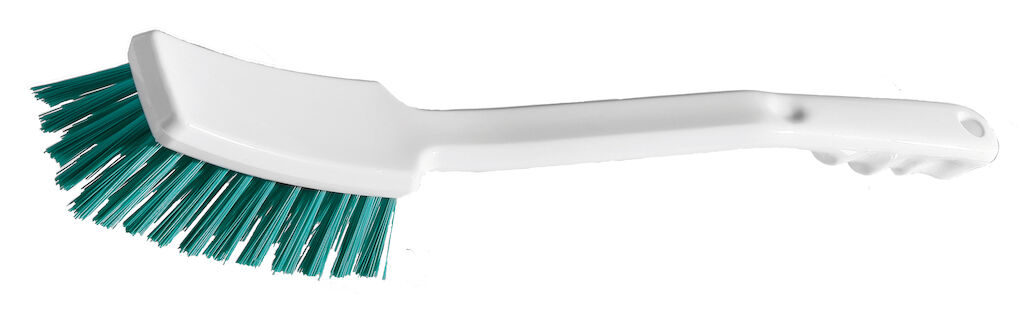 Churn Brush Medium Long 2x1db - Zöld - Mosókefe, hosszú nyelű, kemény, zöld 400x48x70 mm, 35 mm-es sörtékkel