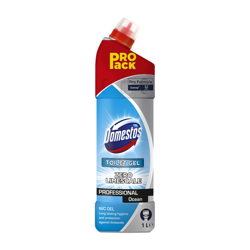 Domestos Pro Formula detergente per WC Ocean 12x1L - Gel da toilette
