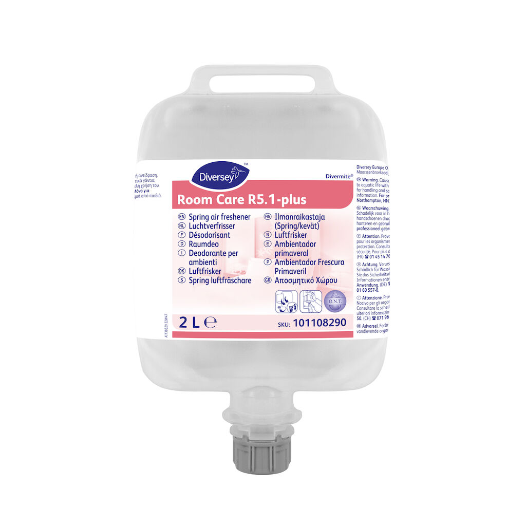 Room Care R5.1-plus 2x2L - Deodorante per ambienti primaverile - concentrato altamente concentrato