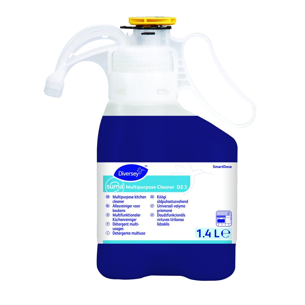 Suma Multipurpose Cleaner D2.3 2x1.4L - Detergente multiuso in sistema SmartDose™