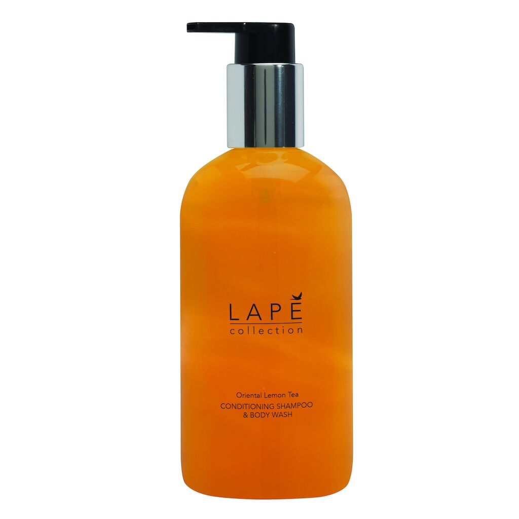 LAPĒ Collection Oriental Lemon Tea Conditioning Shampoo & Body Wash 8x0.3L - Detergente per il corpo e per i capelli