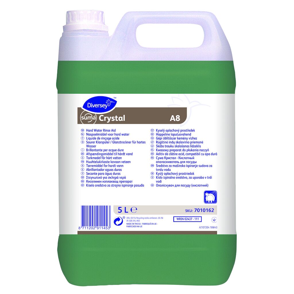 Suma Crystal A8 2x5L - Brillantante acido