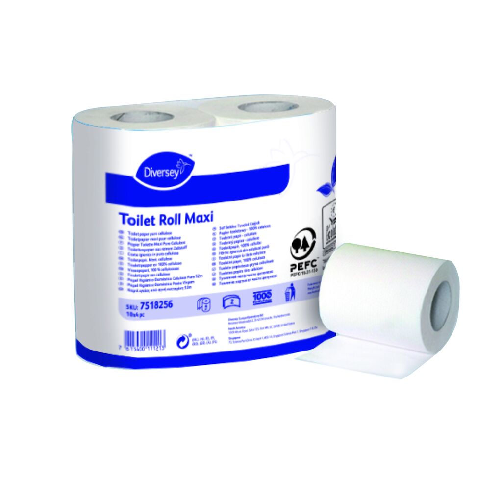 Toilet Roll Maxi 10x4pz - 52 m - Bianco /-a