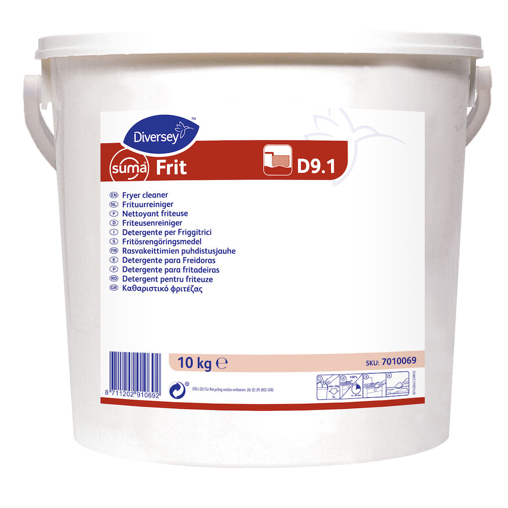 Suma Frit D9.1 10kg - Poeder voor frituurreiniging