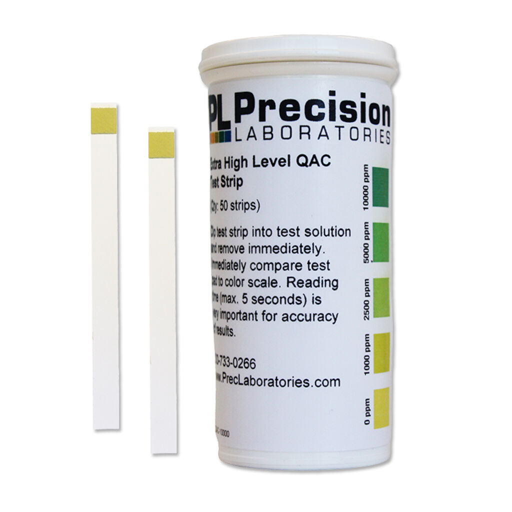 Extra High Level QAC Test Strip 1st - 64 x 5 mm (LxW) - QUAT test ...