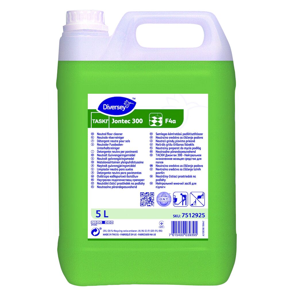TASKI Jontec 300 F4a 2x5L - Geconcentreerde neutrale vloerreiniger, laagschuimend