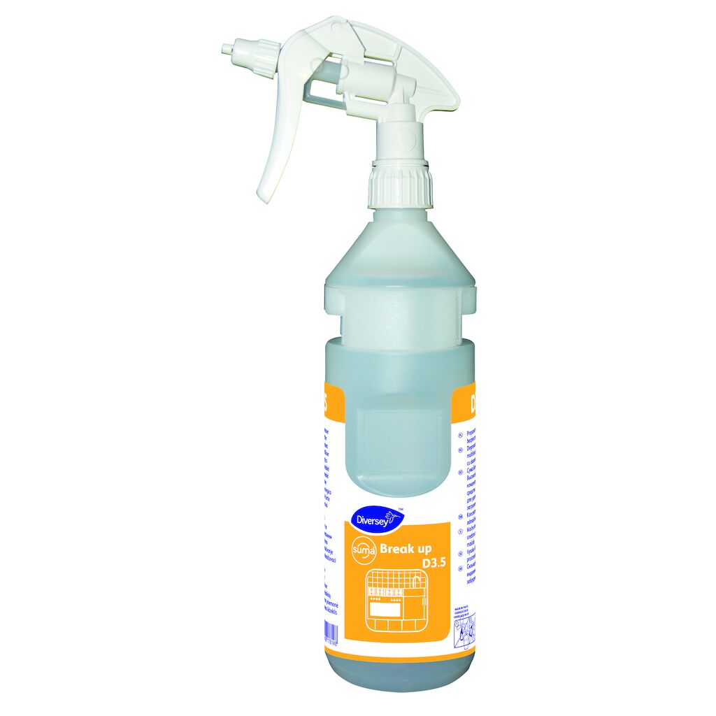 Suma Break up conc Empty Bottlekit - 750ml D2.9 6x1szt. - Puste butelki wielokrotnego użycia 750 ml dla Suma Break up D3.5 do dozowników Divermite®/Diverflow®