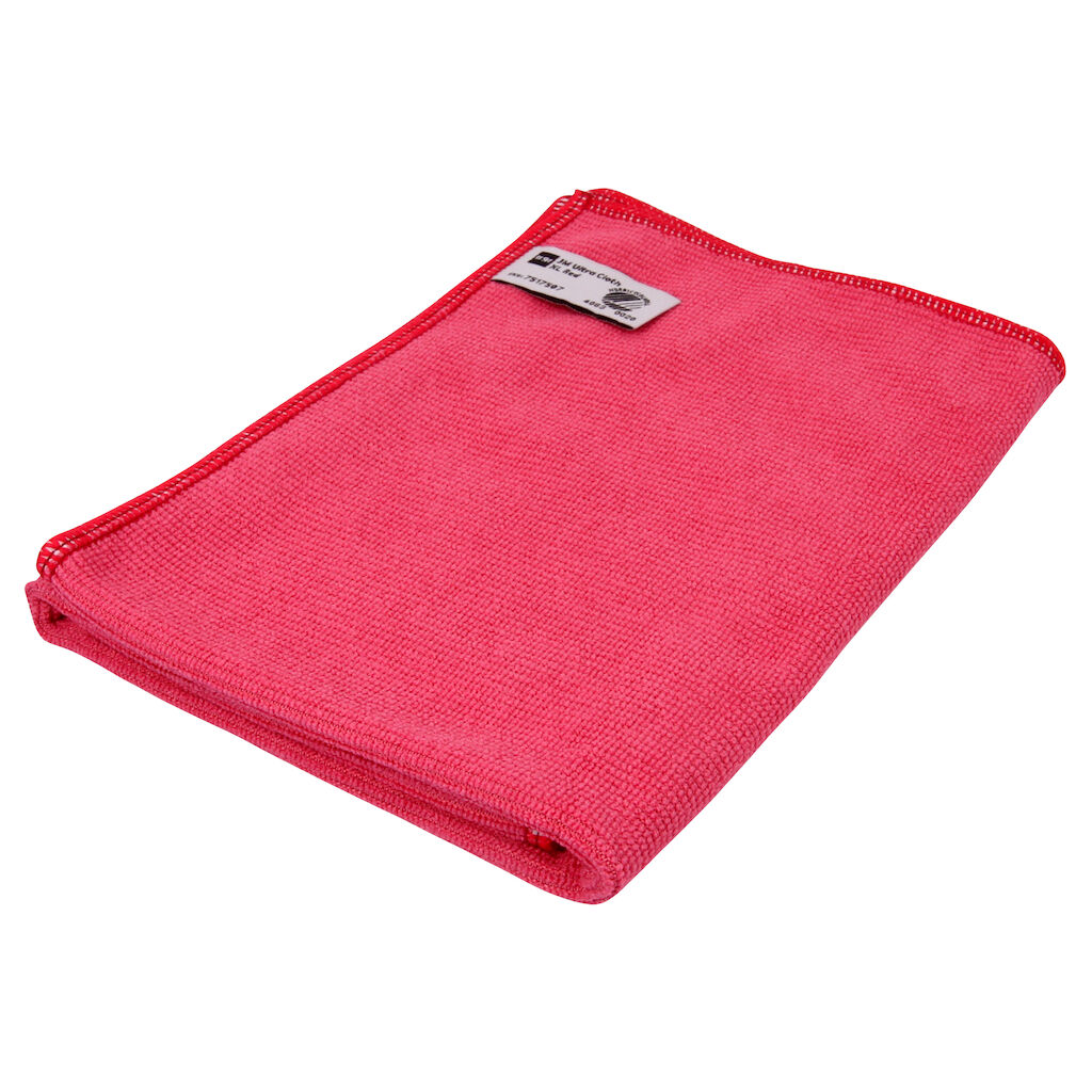 TASKI JM Ultra Cloth 20x20szt. - 32 x 32 cm - Czerwony - Ściereczki z mikrowłókna o wysokiej jakości