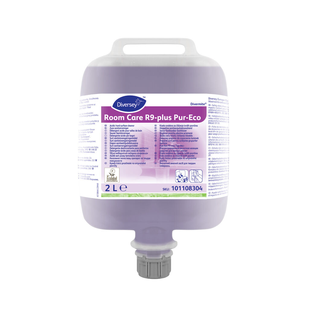 Room Care R9-plus Pur-Eco 2x2L - Detergente ácido para casas de banho – concentrado