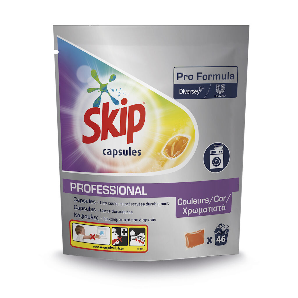 Skip Pro Formula Capsules Color 4x46un. - Detergente líquido em ...