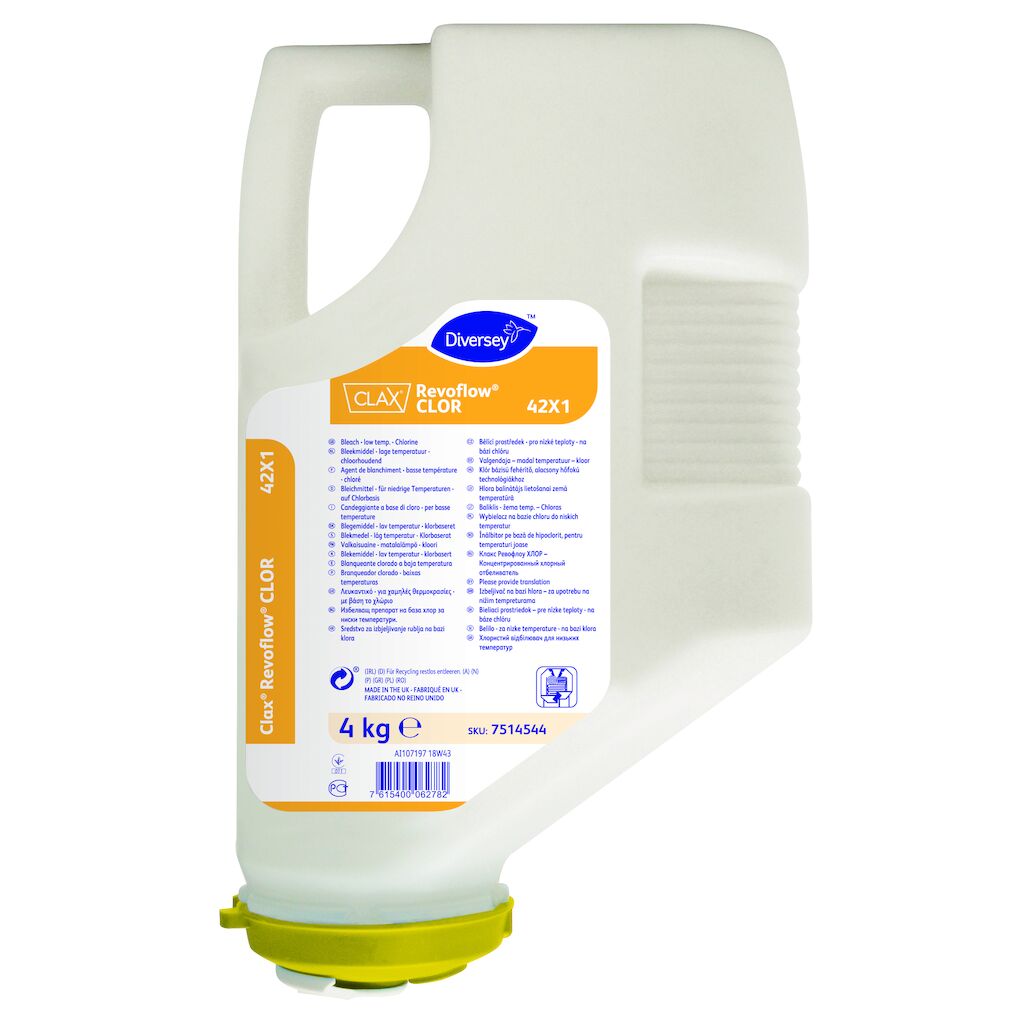Clax Revoflow CLOR 42X1 3x4kg - Branqueador clorado – baixas temperaturas