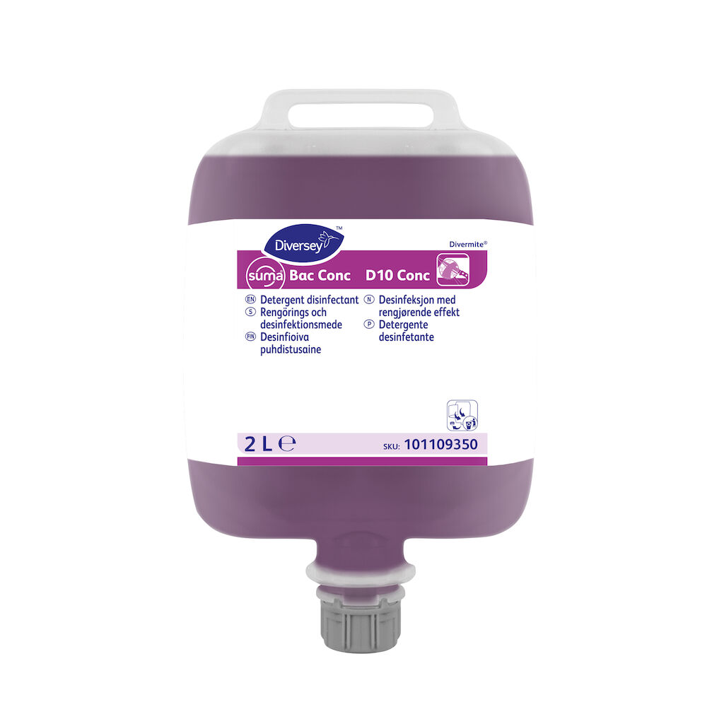 Suma Bac conc D10 conc 4x1.5L - Detergente desinfetante | Solenis Products