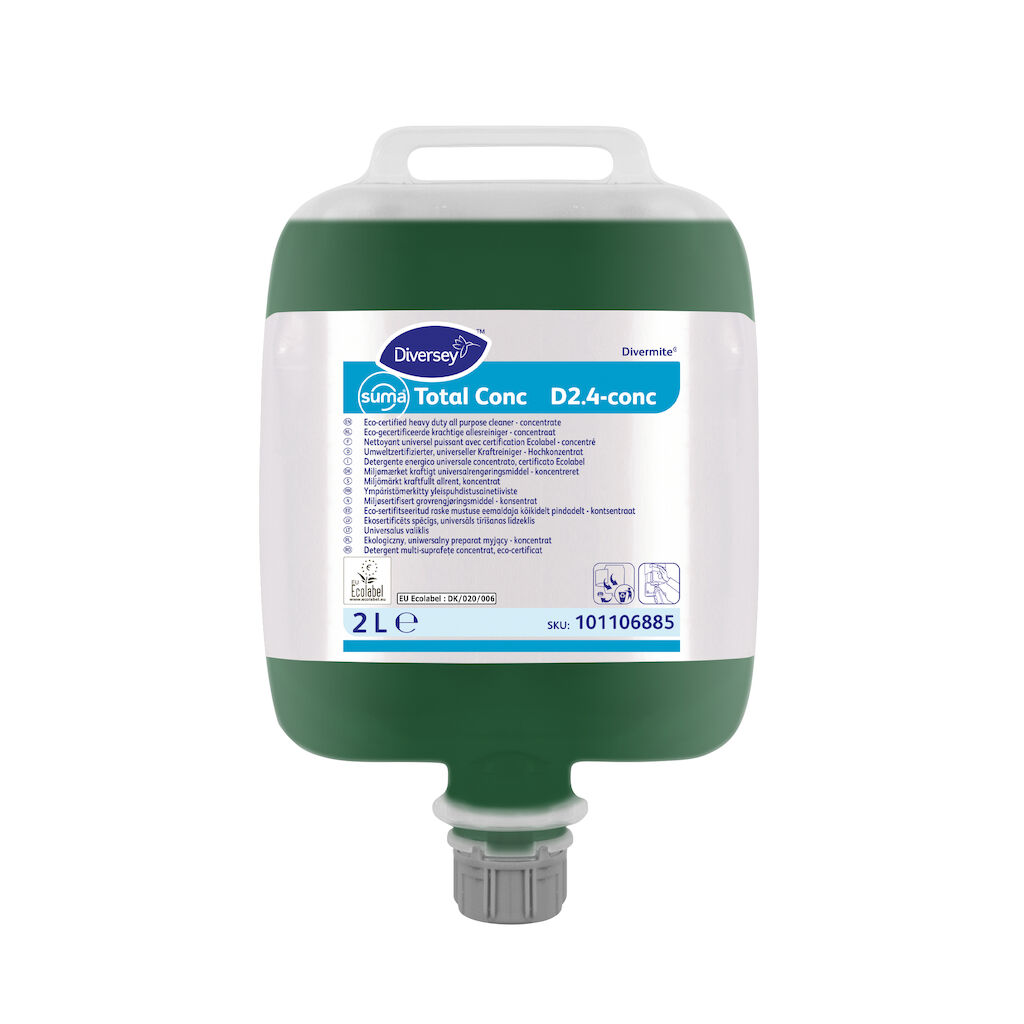 Suma Total Conc D2.4 3x2L - Detergent multi-suprafețe concentrat, eco-certificat