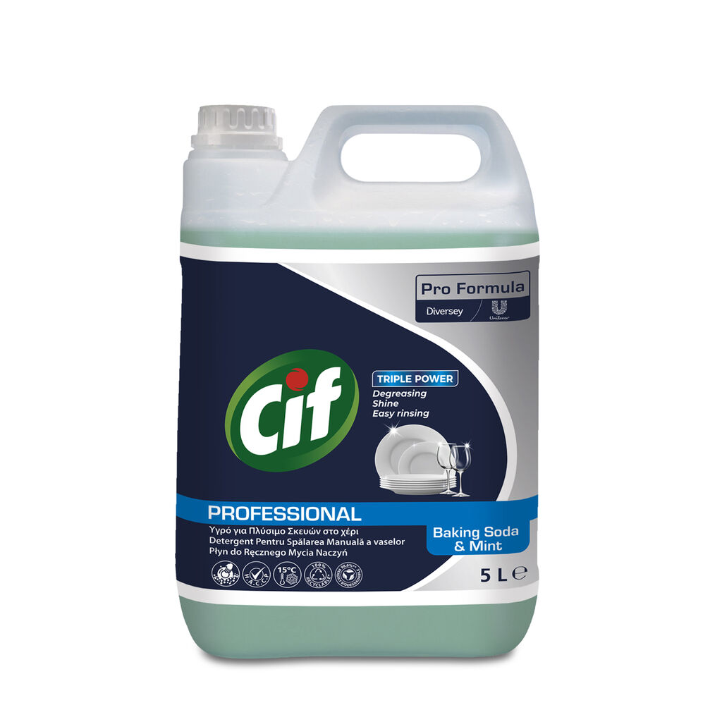 Cif Professional Cremă De Curățat Non-Abrazivă Lemon 2x5L - Cremă