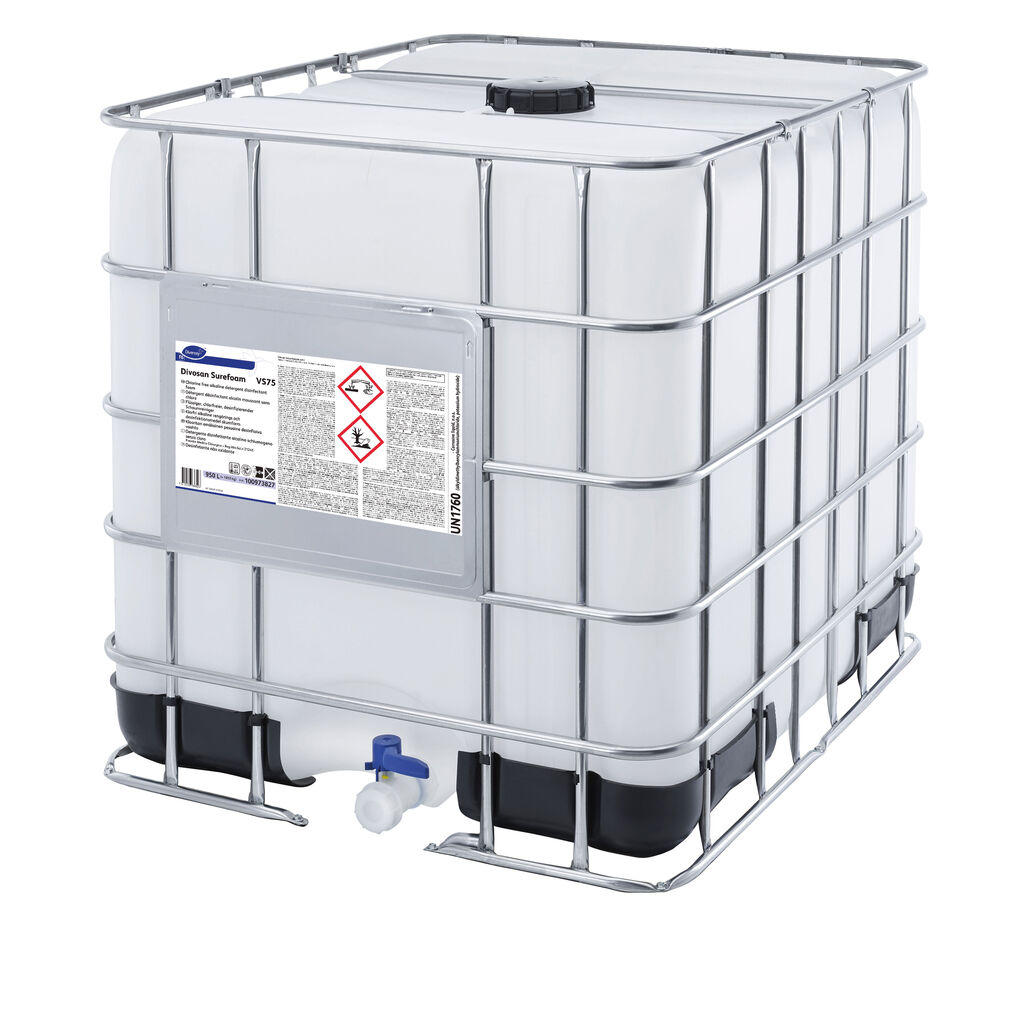 Divosan Surefoam VS75 950L - Détergent désinfectant alcalin moussant ...