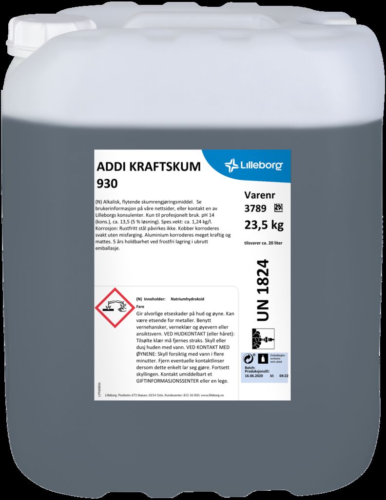 ADDI KRAFTSKUM 930 23.5kg - Sterkt alkalisk skumrengjøringsmiddel ...