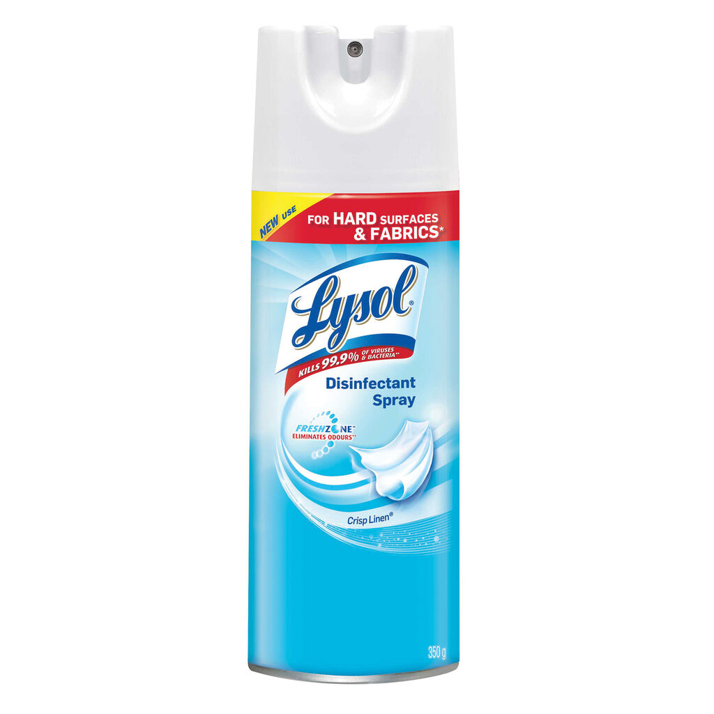 Lysol® Disinfectant Spray - Crisp Linen, 350g, 12/CT | Solenis Products