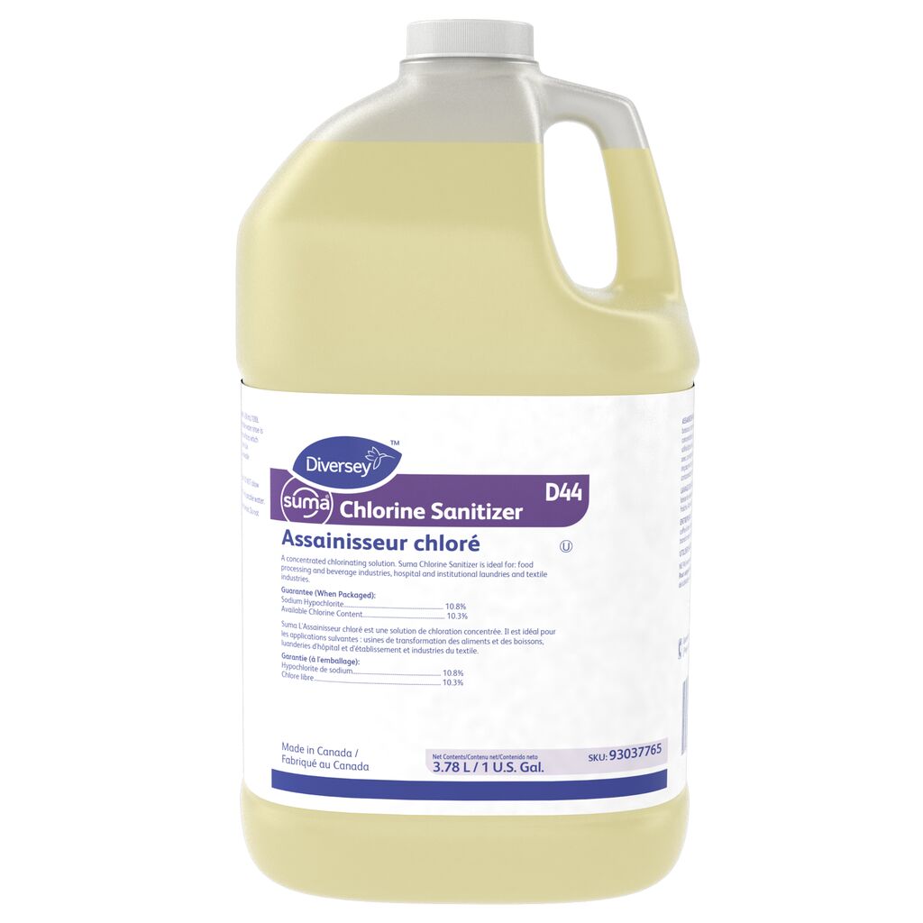 Suma® Chlorine Sanitizer D44 D44, 3.78L, 4/CT - N/A | Solenis Products