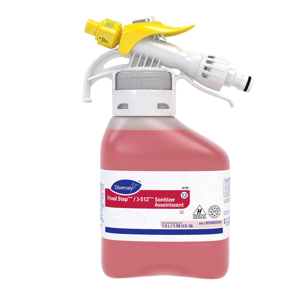 Final Step™ / J-512™ Sanitizer 12, 1.5L, 2/CT - Sanitizer
